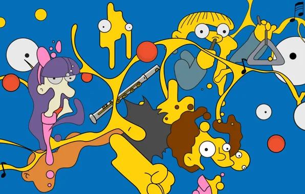 The simpsons, Figure, Simpsons, Art, Chemistry, Cartoon, The Simpsons, 20th Century Fox