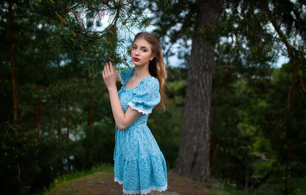Girl, sweetheart, model, Nature, Wallpaper, brown hair, Pendant, beautiful