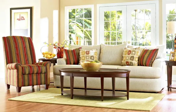 Picture room, sofa, interior, chair, living room
