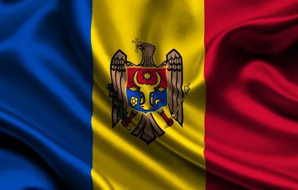 Flag, country, moldova, Moldova