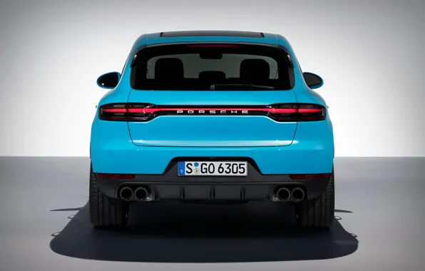 Porsche, rear view, 2018, crossover, Macan, Macan S