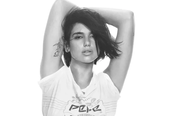 Tattoo, tattoo, singer, singer, Dua Lipa, Dua Lipa