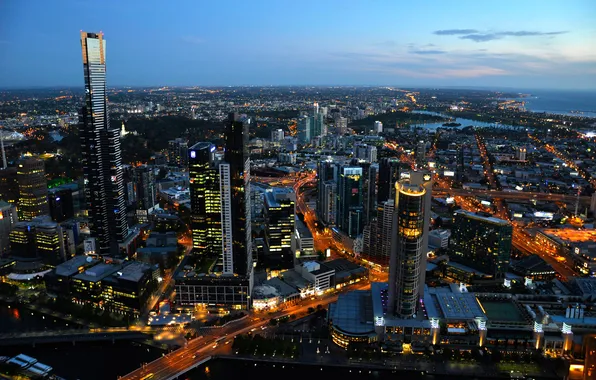 Picture city, the city, Melbourne, Australia