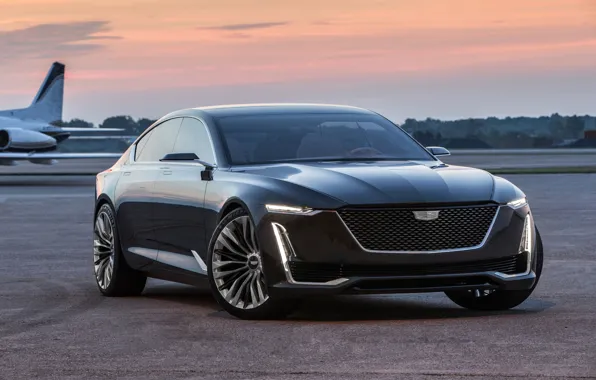 Concept, sunset, Cadillac, 2016, Escala