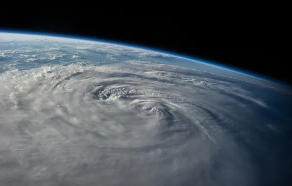 Space, earth, planet, Typhoon Halong