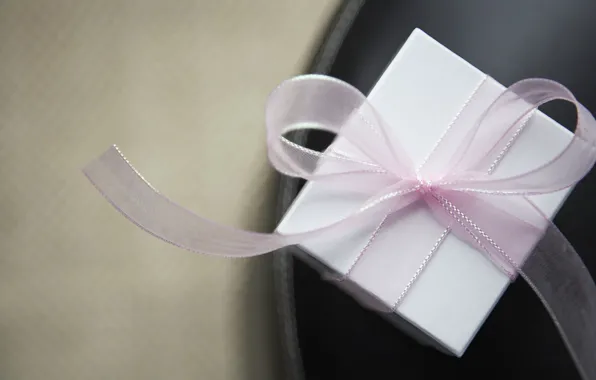 White, pink, gift, tape