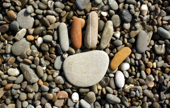 Stones, background, hands