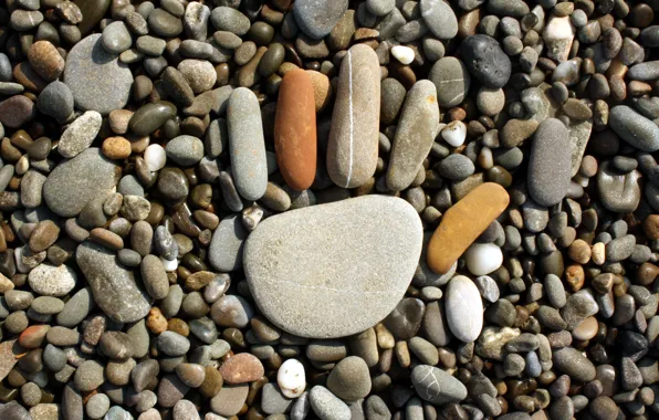 Stones, background, hand