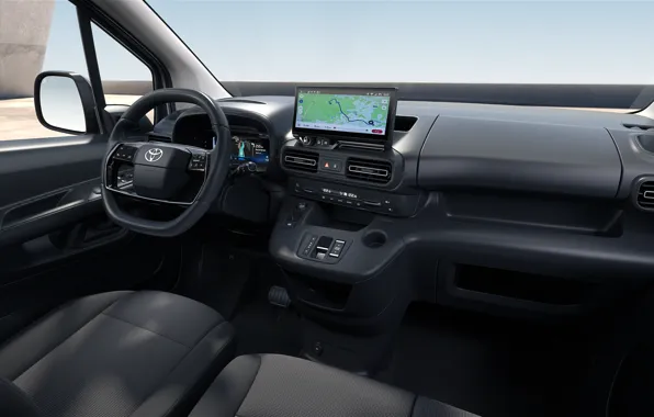 Wallpaper City, Toyota, Toyota, The Interior Of The Car, Van, Electric 