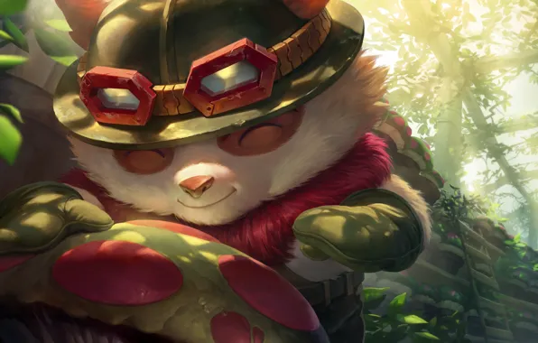 Teemo, League of Legend artstyle, Dao Lee , 4k, | Stable Diffusion