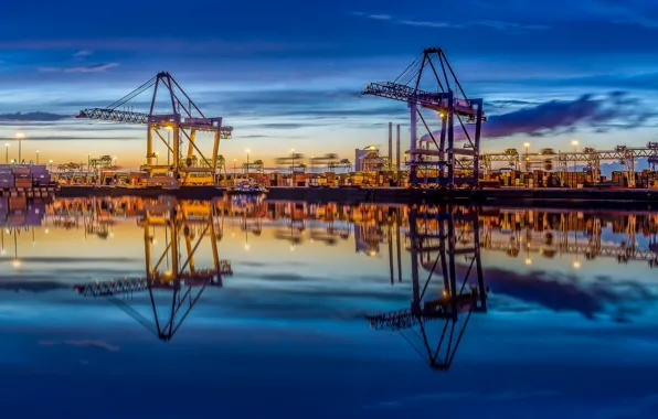 The city, port, Rotterdam