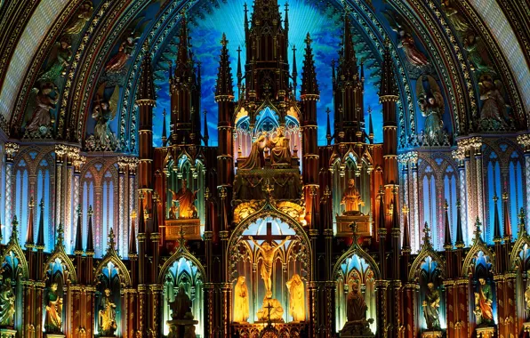 Picture Gothic, Cathedral, the altar