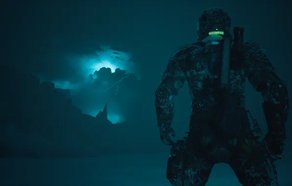 Lightning, Storm, Storm, Dead Space, Lightning, Storm, Screenshot, Screenshot