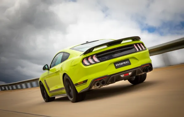 Speed, Mustang, Ford, rear view, AU-spec, R-Spec, 2019, Australia version