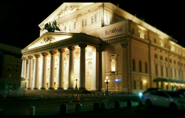 Picture night, Moscow, The Bolshoi theatre
