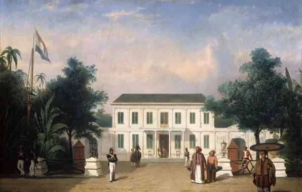 Landscape, picture, House in Rijswijk, Ernest Alfred Hardouin