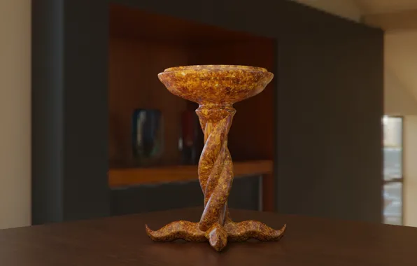 Art, candle holder, amber, Decor, AlexStormND