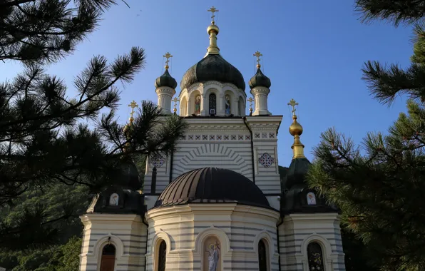 Nature, beauty, spirit, Russian, church, Crimea, religion, orthodox