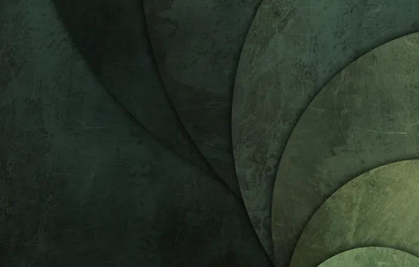 Picture circles, abstraction, green, background, texture