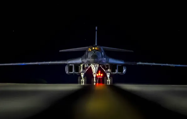 Lancer, B-1B, UNITED STATES AIR FORCE, Rockwell, strategic bomber, with variable sweep wing, supersonic