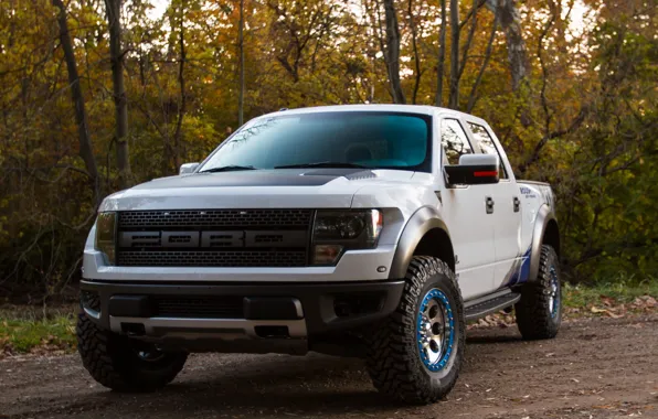 Machine, Ford, Ford, the front, F-150, SVT Raptor, Roush