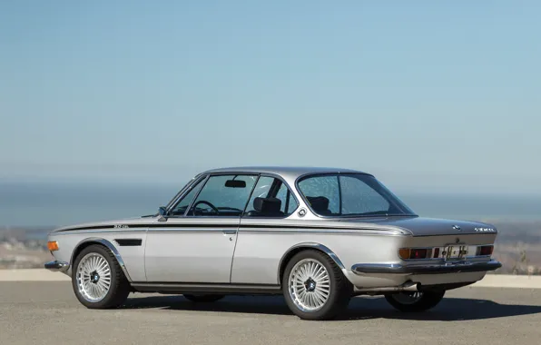 BMW, grey, 1973, sports car, BMW 3.0 CSL, E9