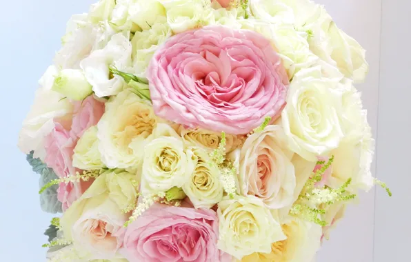 Flowers, photo, roses, bouquet, anemones