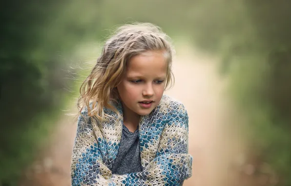 Picture background, portrait, girl