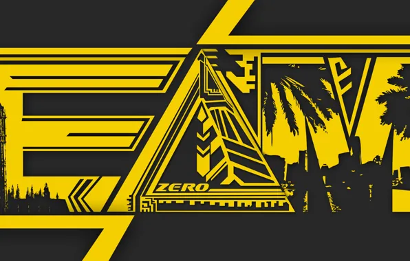 Yellow, awesome, good, fun, britain, cool, triangle, zero