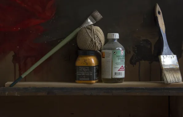 Background, Bank, brush, Scotch