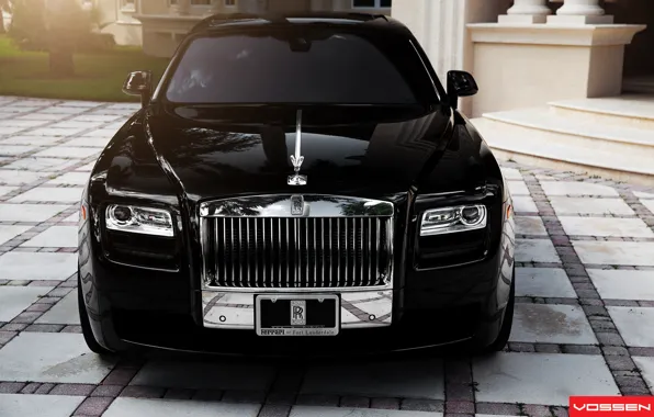 Rolls Royce, Ghost, the front, Vossen Wheels
