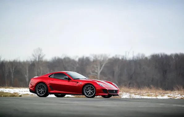 Picture Ferrari, red, 599, Ferrari 599 GTO