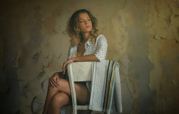 Picture girl, beautiful, model, pretty, sweet, pose, long-haired