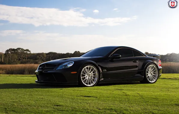 Mercedes, Black, Series, SL65, HRE