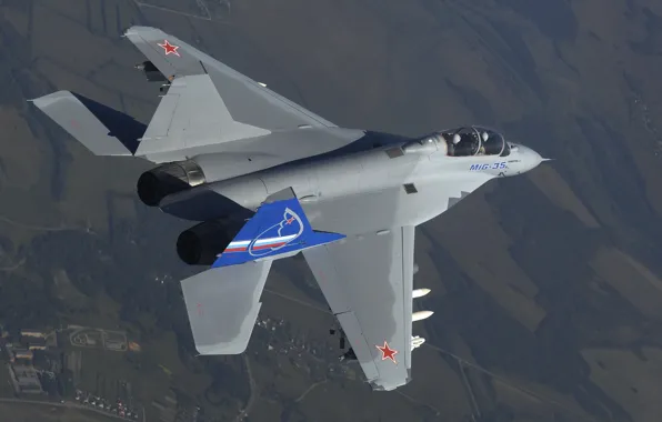 Picture The MiG-35, In the air, Fulcrum-F, THE RUSSIAN AIR FORCE, OKB Mikoyan