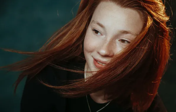 Smile, actress, freckles, Chernobyl, Russia, redhead, The Exclusion Zone, Valery Dmitriev