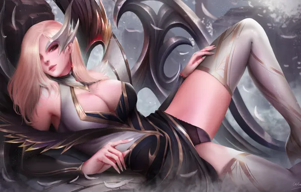 The game, armor, game, character, character, League of Legends, fan art, LOL