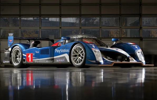 Reflection, 2008, Wheel, Peugeot, Hangar, Lights, Drives, LMP1