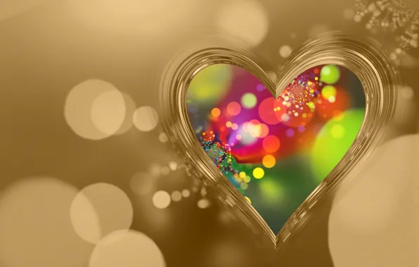 Background, heart, texture, background, bokeh, digital art