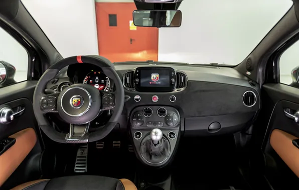 Interior, torpedo, Limited Edition, Abarth, the interior of the car, 2025, Club Italia, Abarth 695 …