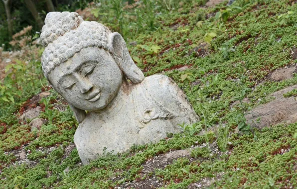 Statue, Japan, Buddha, Buddha, in the land