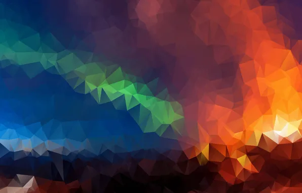 Mosaic, abstraction, high quality, high resolution, Triangles, Geometrical figure, raznocvetnye, Geometric background