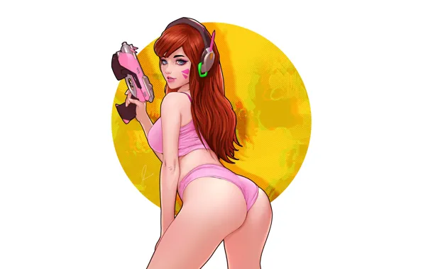 Girl, Ass, Figure, Girl, Ass, Buttocks, Blizzard, Gun