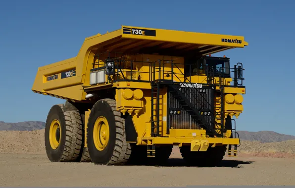 Truck, construction, mining, komatsu, 730e