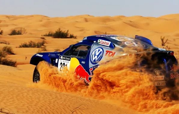 Picture Volkswagen, Red Bull, Rally, Paris Dakar