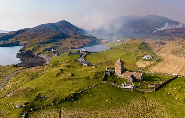 Picture castle, Scotland, Scotland, Rodel, Outer Hebrides