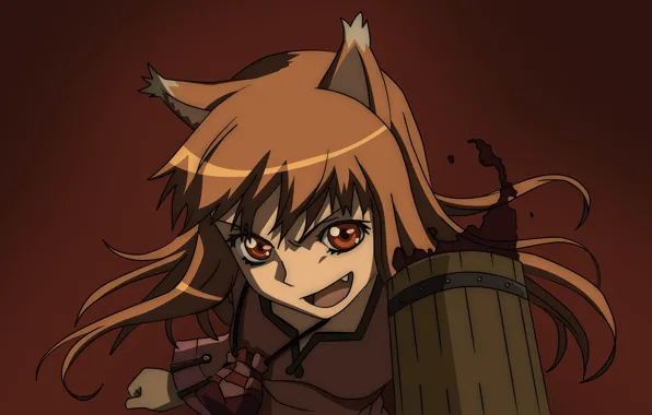 Art, Anime, Spice and wolf, Holo, Spice and Wolf, kuhol.