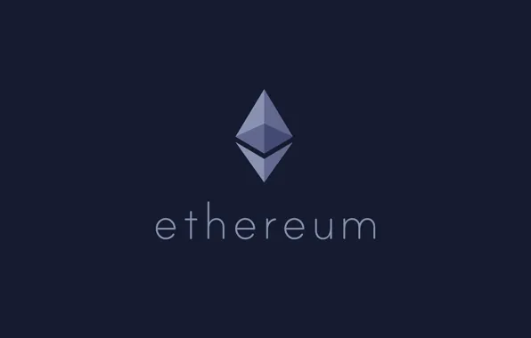 Picture blue, logo, currency, fon, the air, eth, ethereum