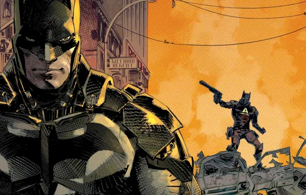 Batman, Batman, cover, DC Comics, Arkham Knight, Arkham Knight