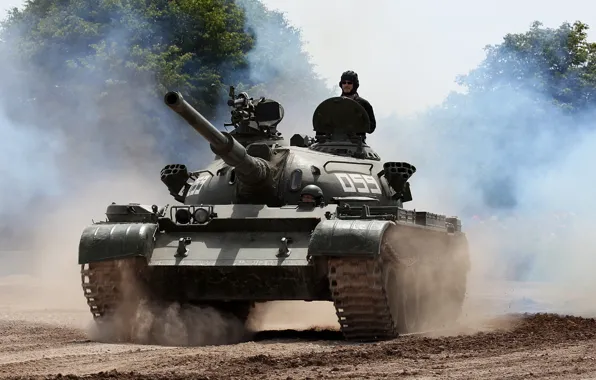 Tank, Soviet, average, T-55